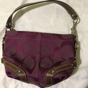 Coach Purple Purse